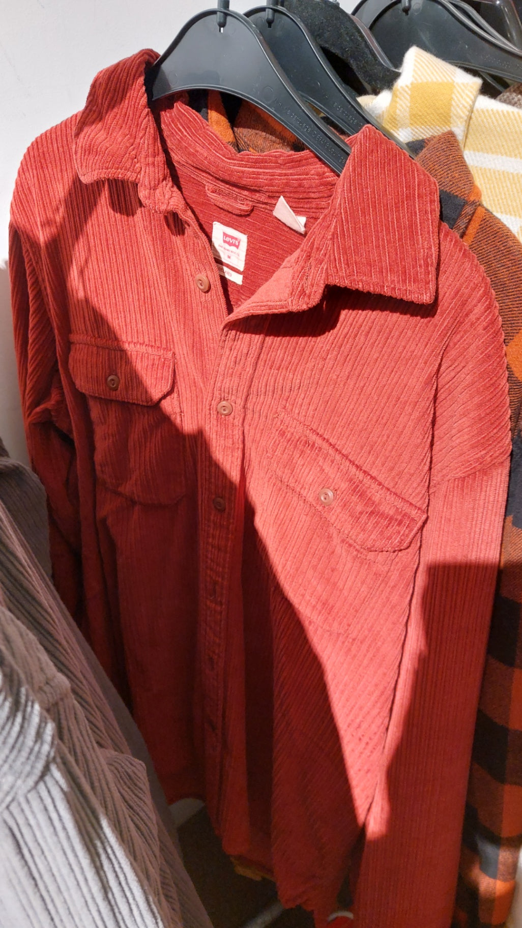 Levi’s Cordhemd Rot Größe: M