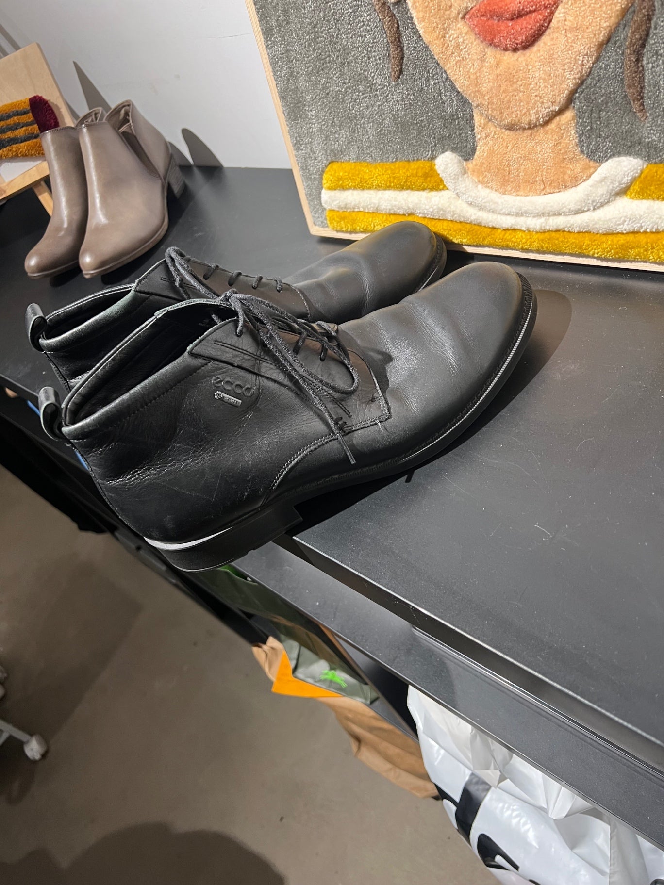 Ecco Schuhe Schwarz Größe: 43