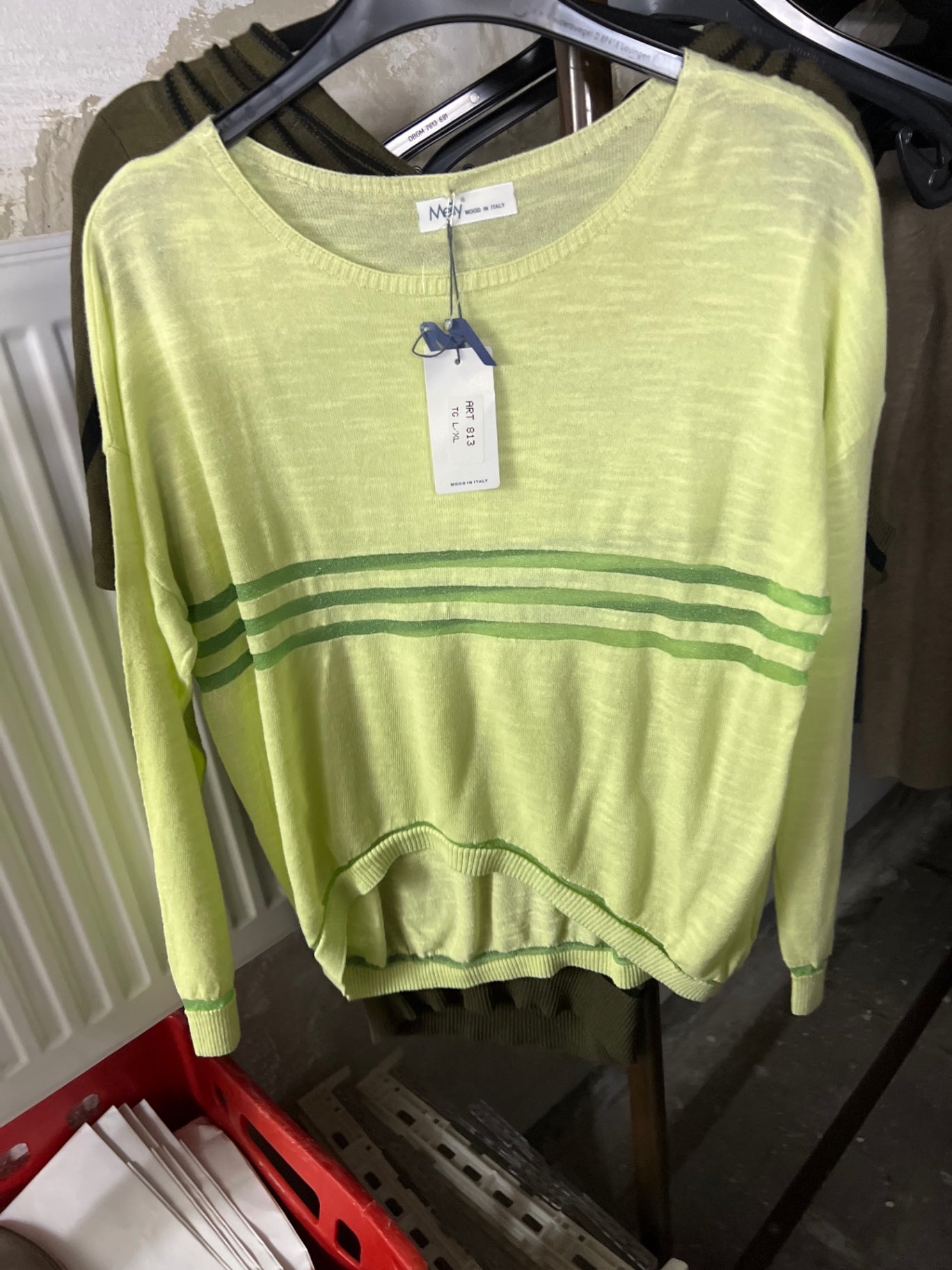 Meily Pullover Hellgrün Größe: L