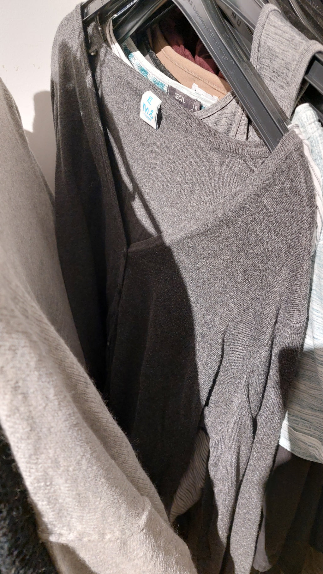 MS Mode Pullover Grau Größe: XL