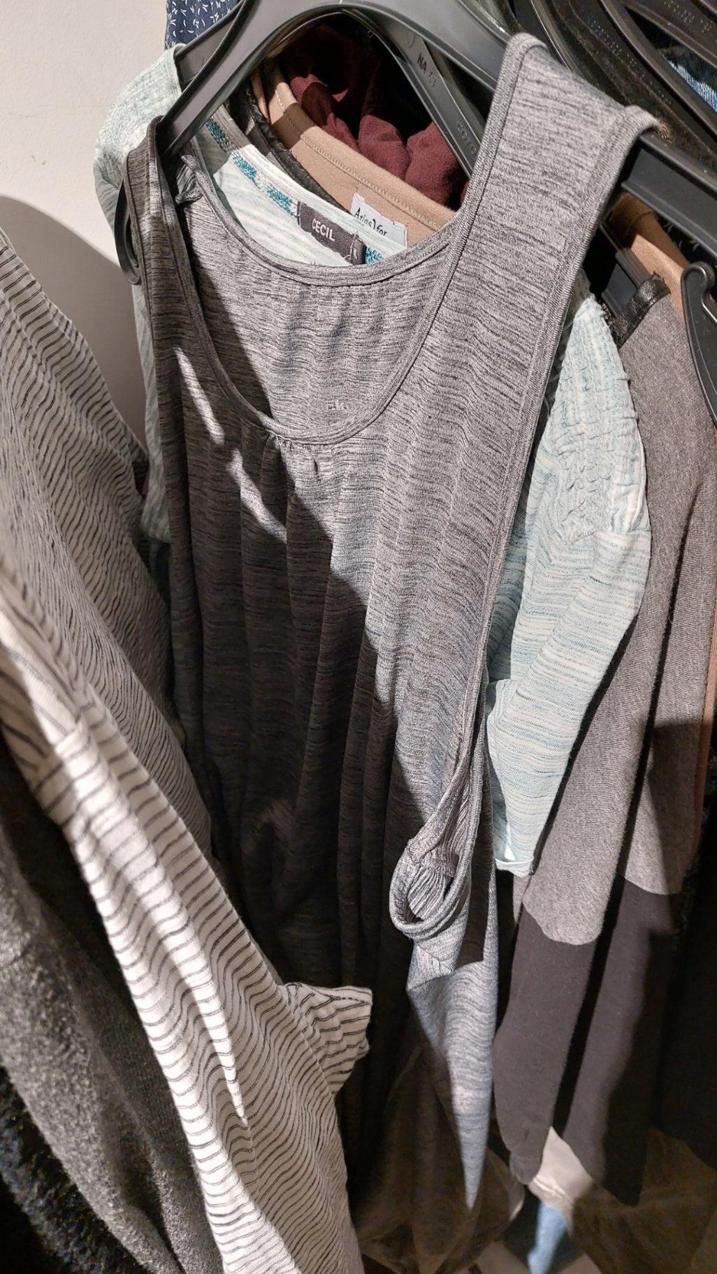 Sporttop Grau Größe: L