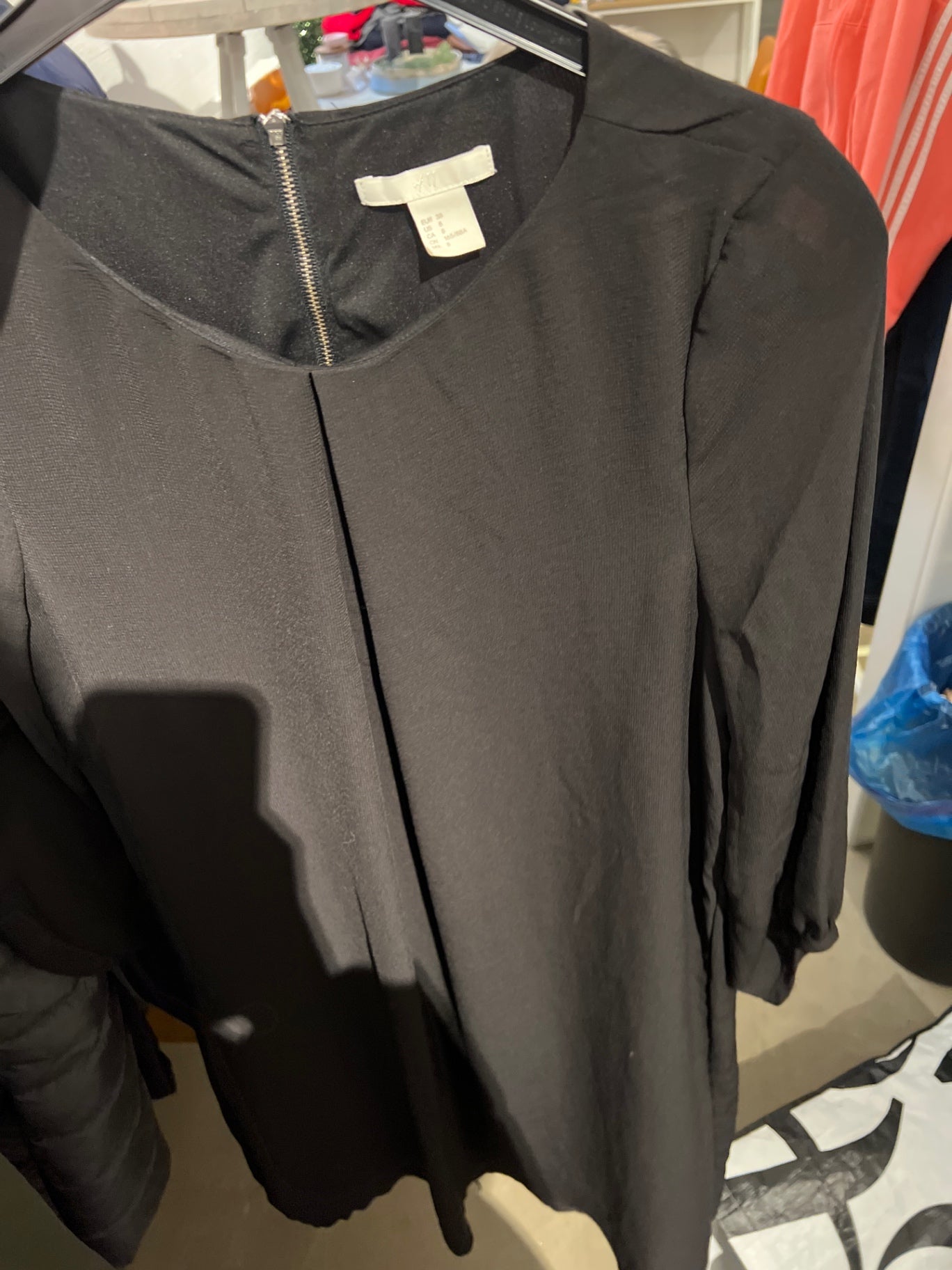 H&M Bluse Schwarz Größe: 38