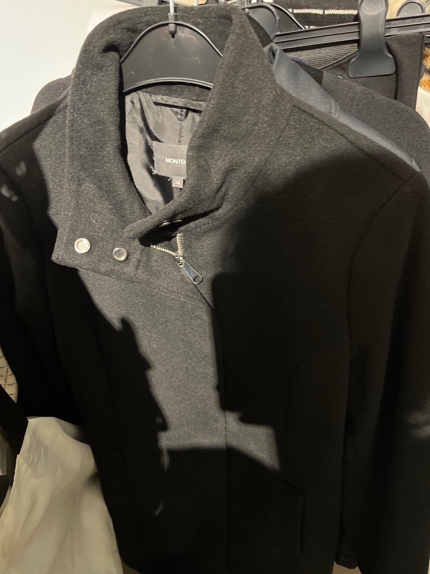 Montego Mantel Schwarz Größe: 36