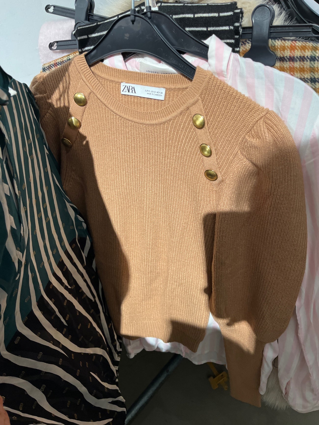 Zara Pullover Braun Größe: S