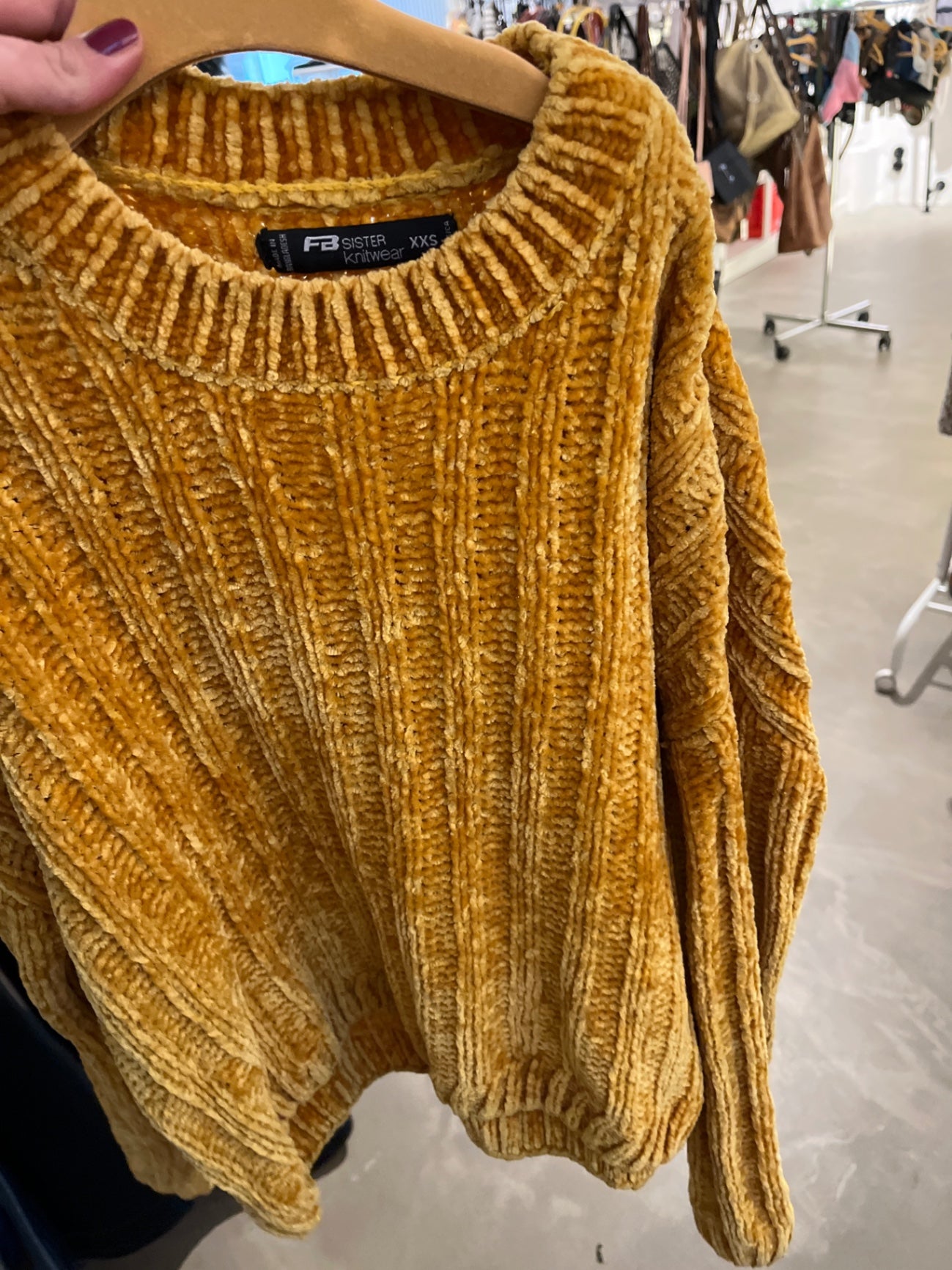 FB Sister Pullover Gelb Größe: xxs