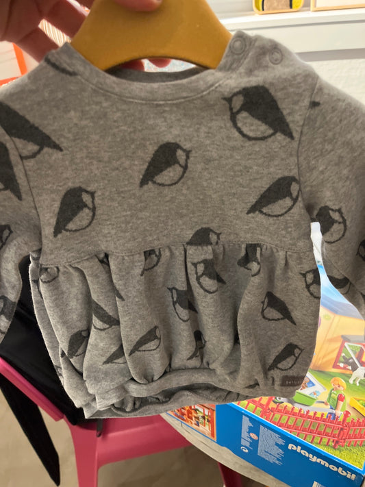 Bellybutton Baby-Pullover Grau Größe: 62