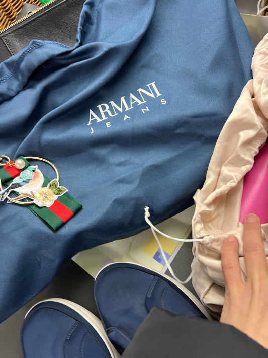 Armani Handtasche schwarz