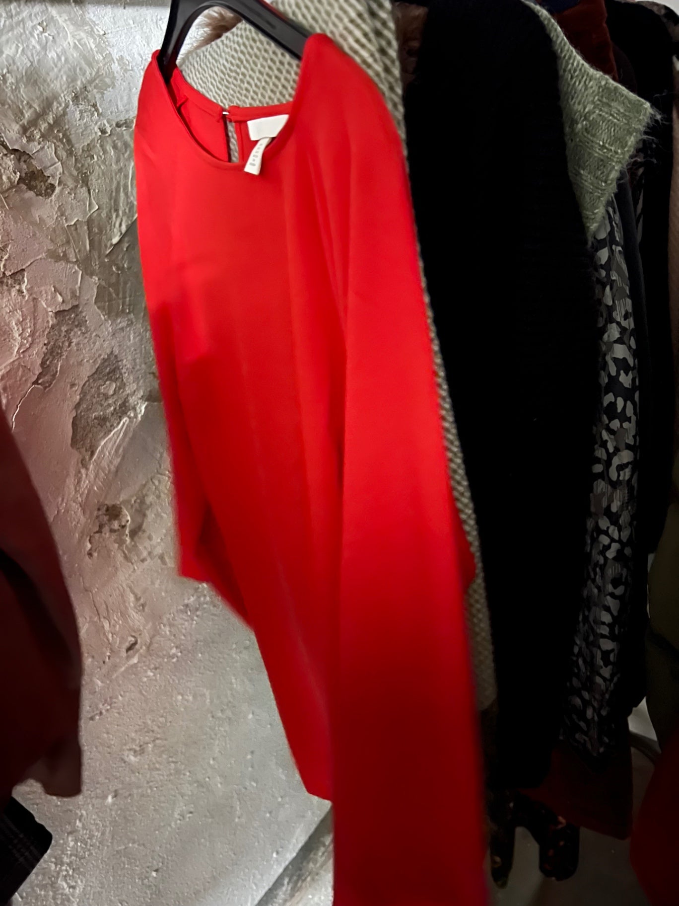 H&M Bluse Rot Größe: S