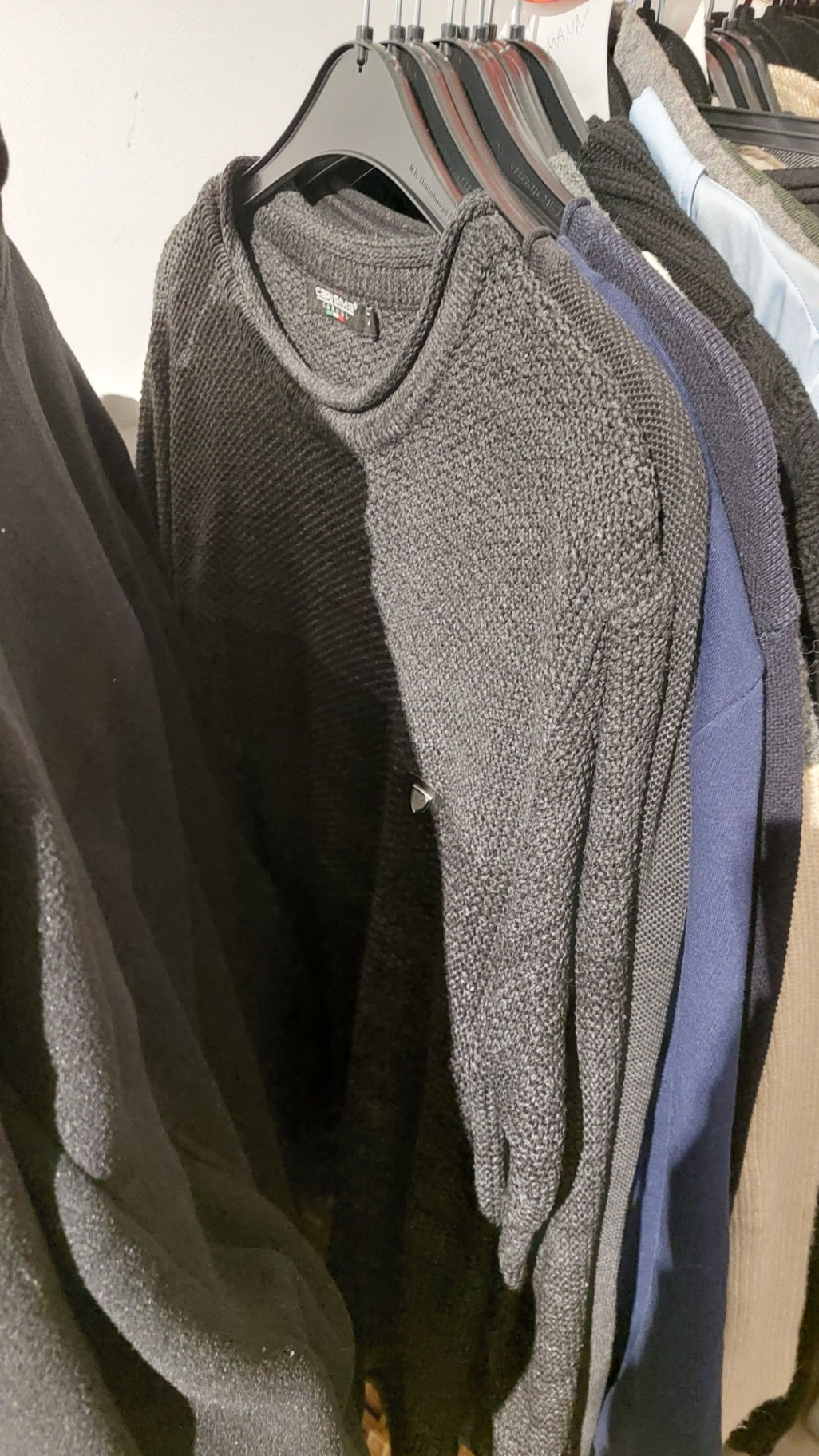 Carisma Casual Pullover Schwarz/Grau Größe: L