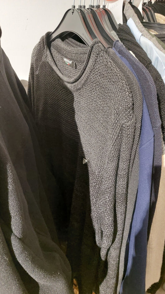 Carisma Casual Pullover Schwarz/Grau Größe: L
