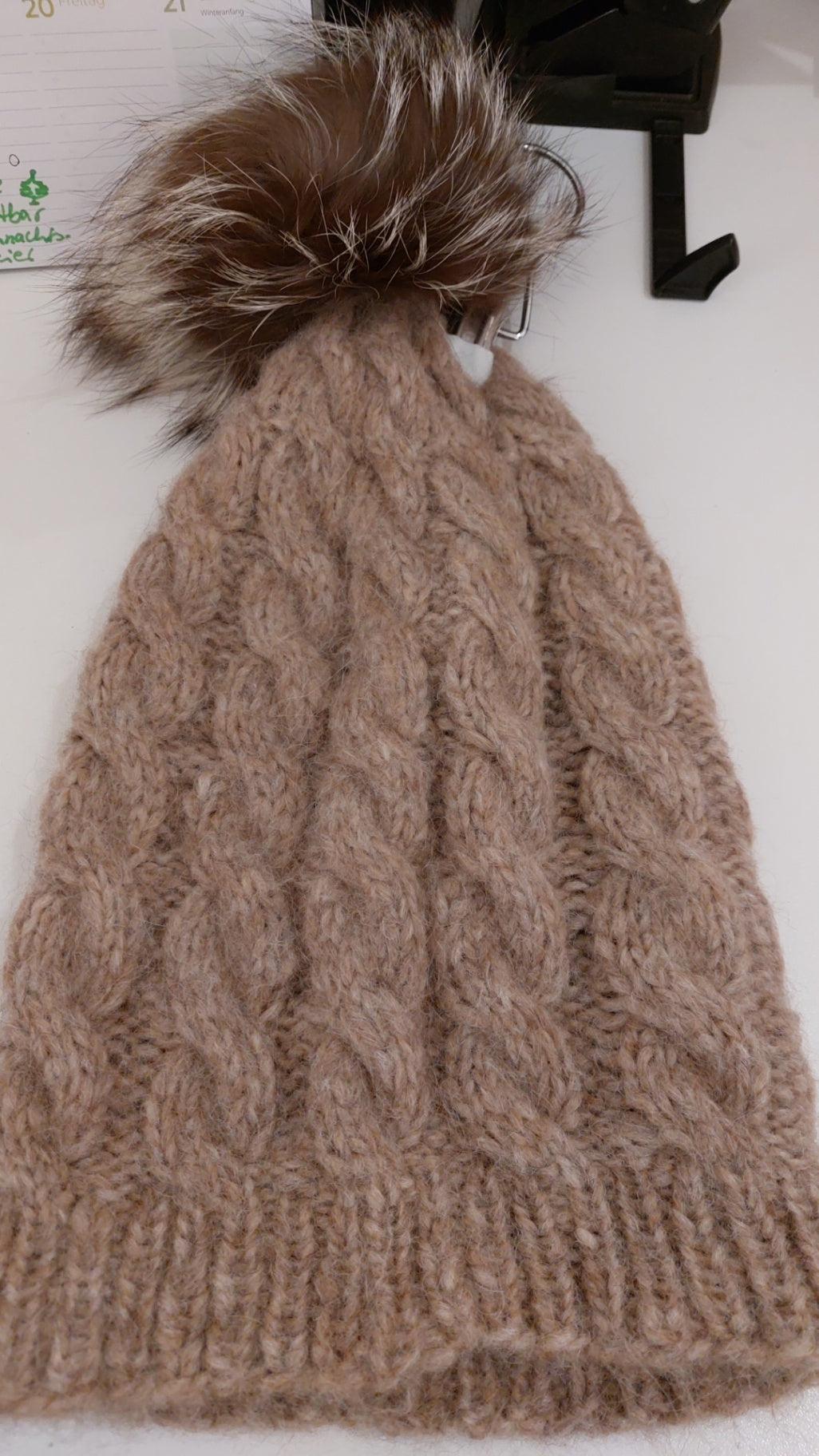 Mütze Beige Größe: One Size