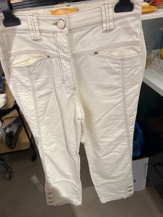 BiBA Hose Weiß Größe: 36