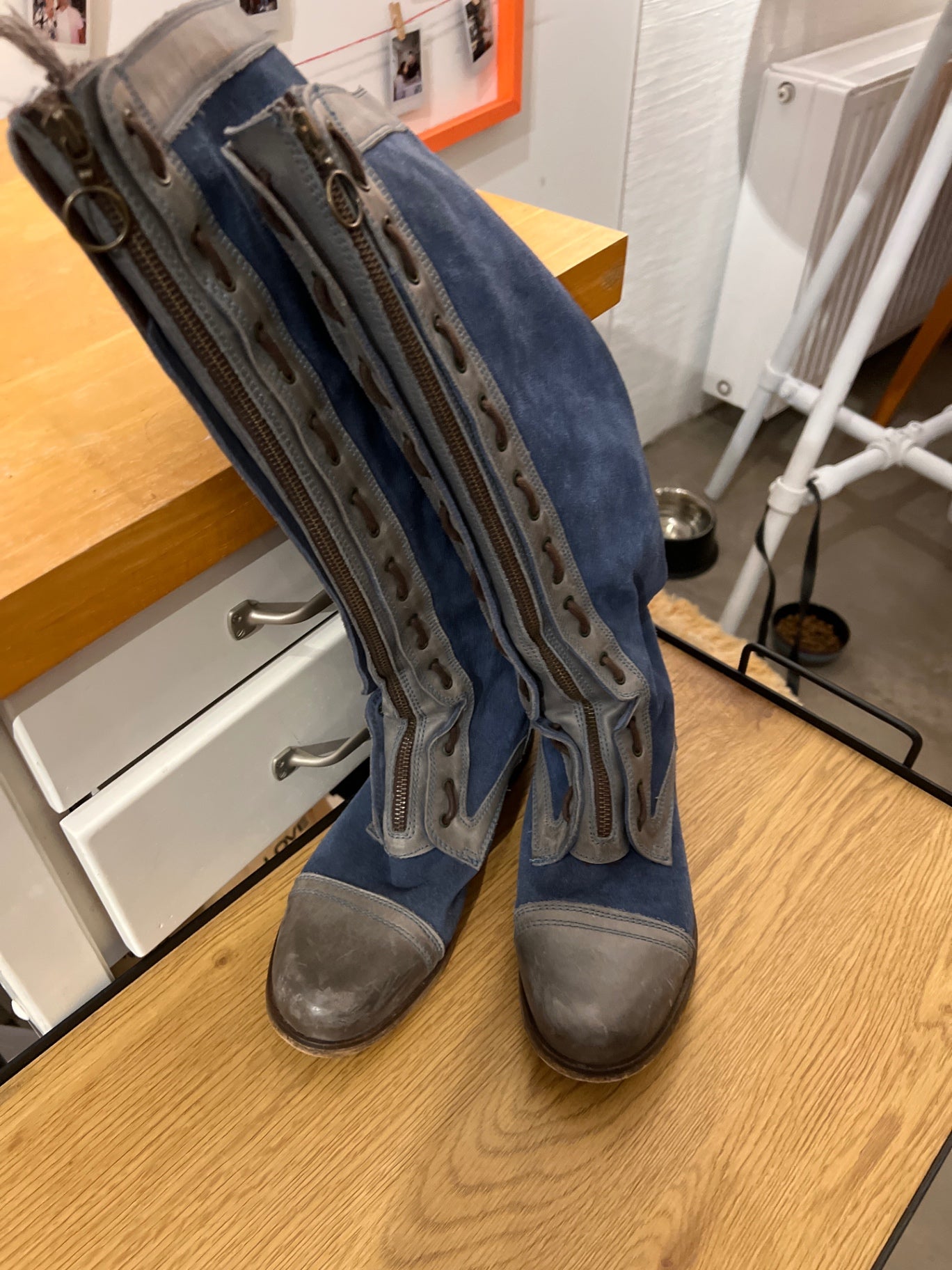 Xyxyxy Stiefel Blau Größe: 41