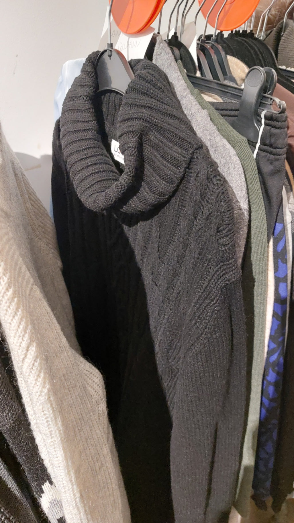 Looks by WJ Rollkragenpullover Schwarz Größe: XL