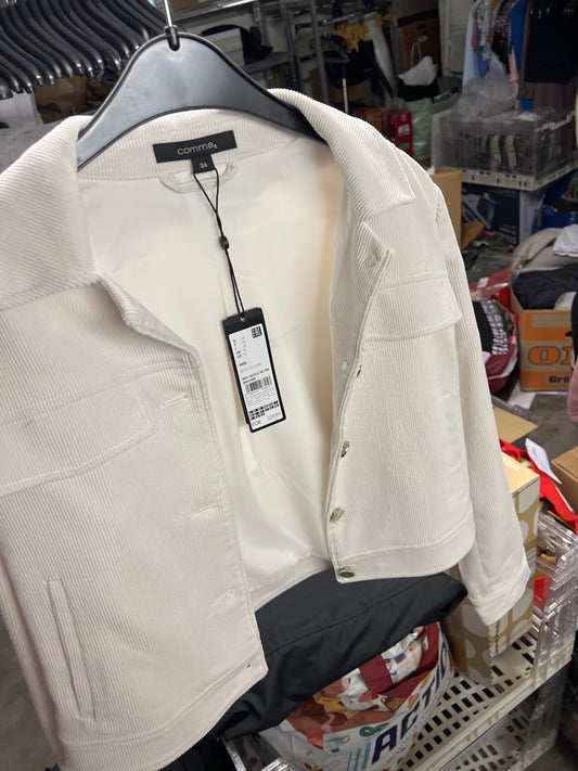 Comma Jacke weiss Größe: 34
