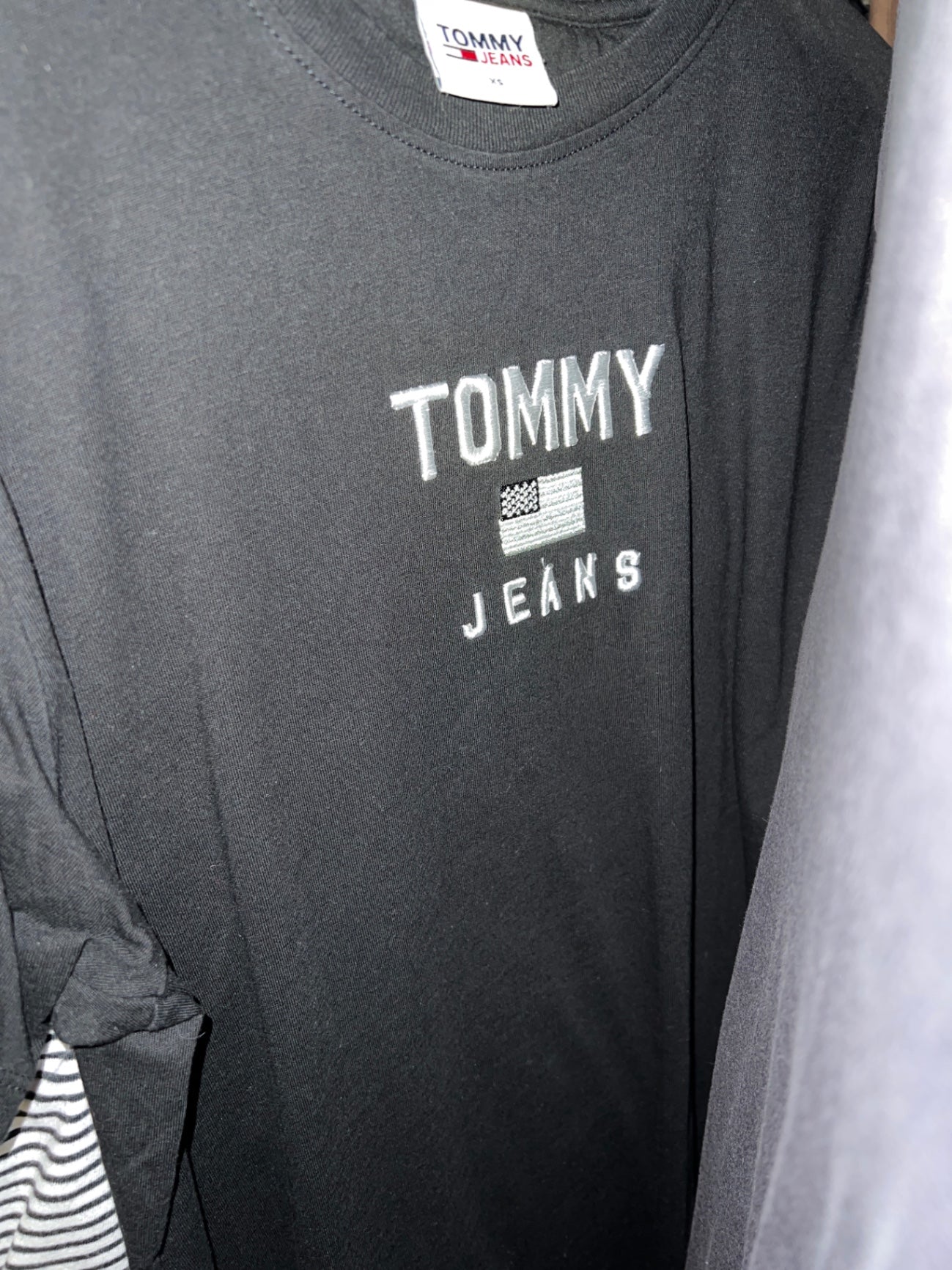 Tommy Jeans T-Shirt Schwarz Größe: Xs