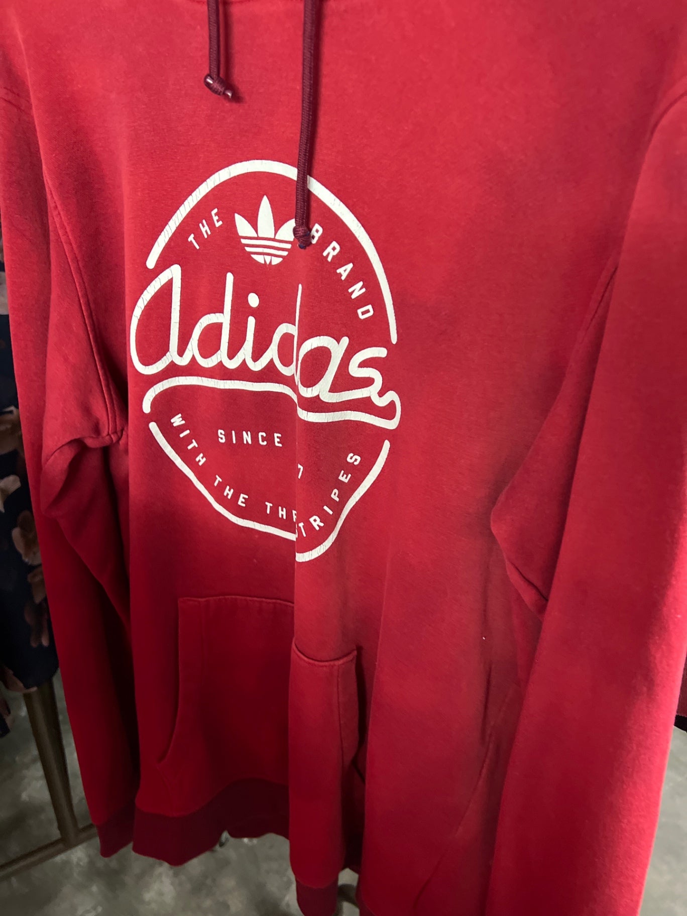 Adidas Hoodie Rot für Kim