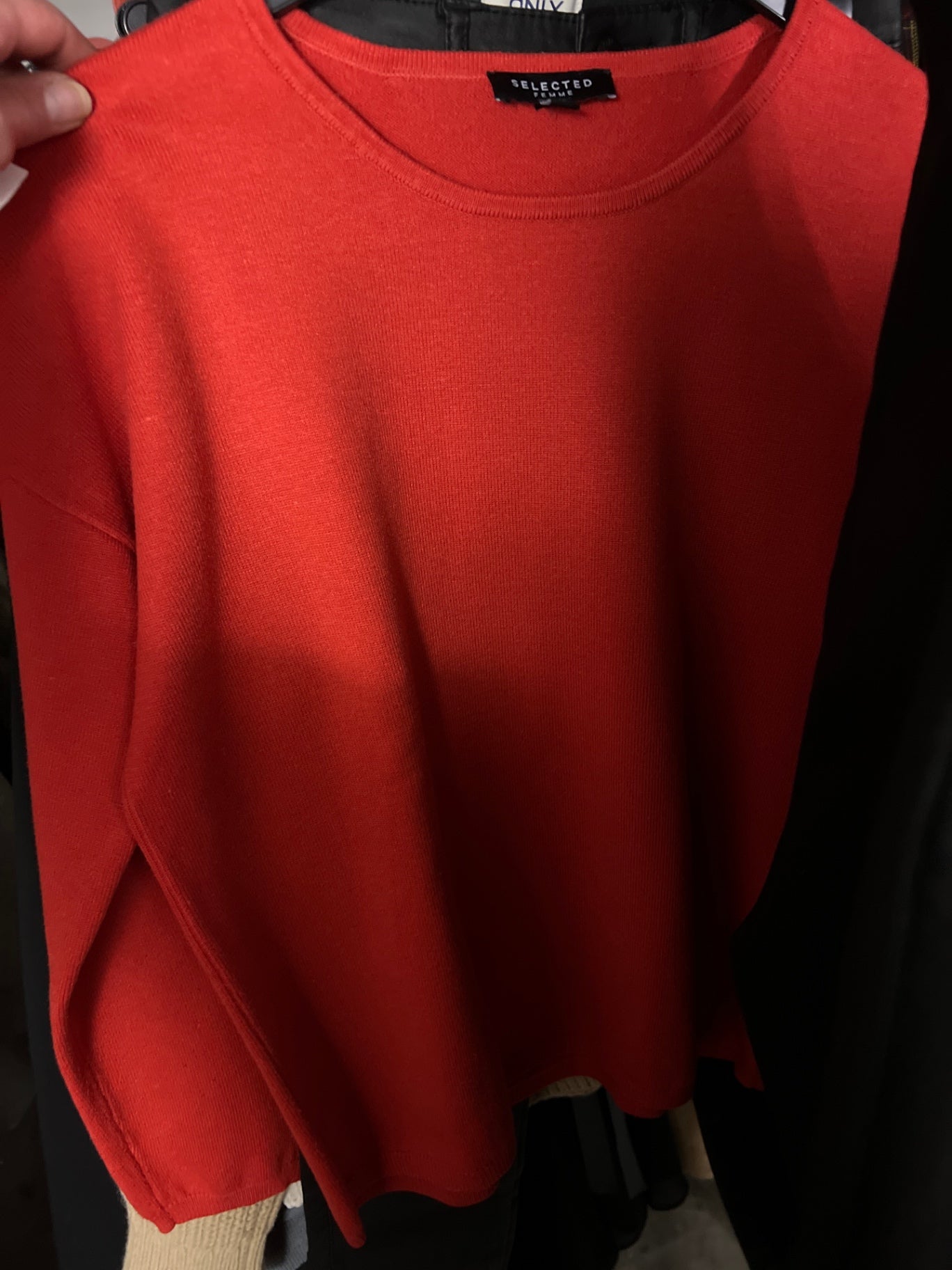 SELECTED Pullover Rot Größe: XS