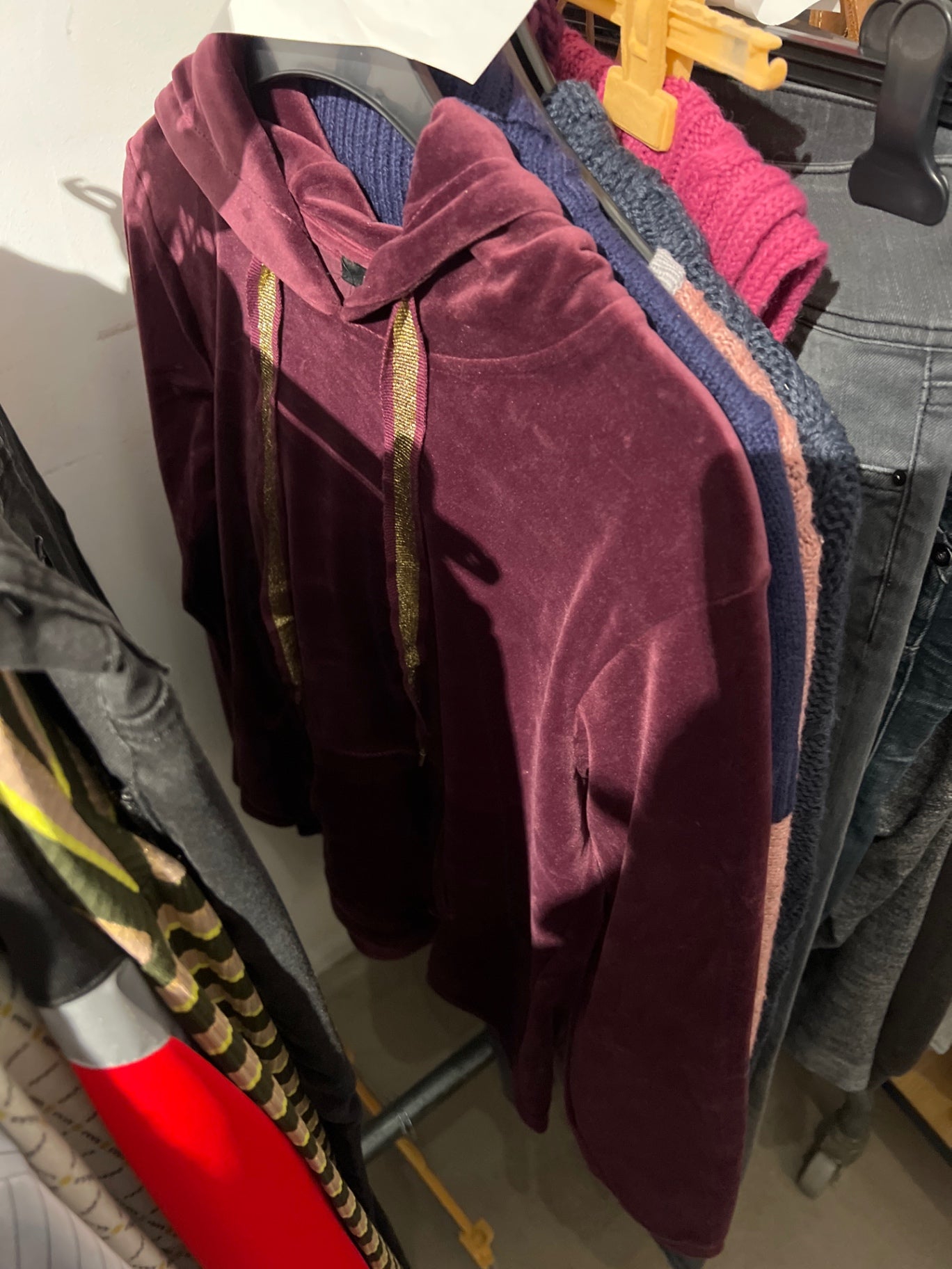 Esmara Hoodie Weinrot Größe: S