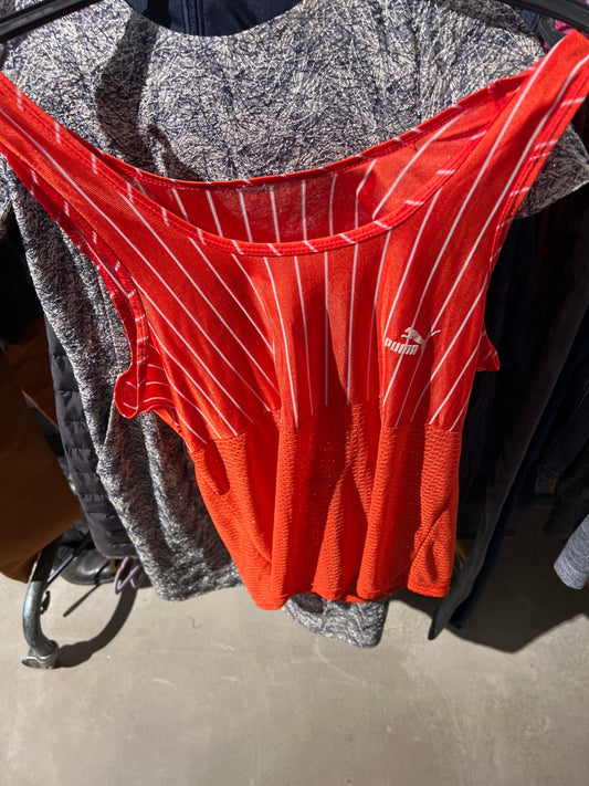 Puma Tanktop VINTAGE Rot BWARE