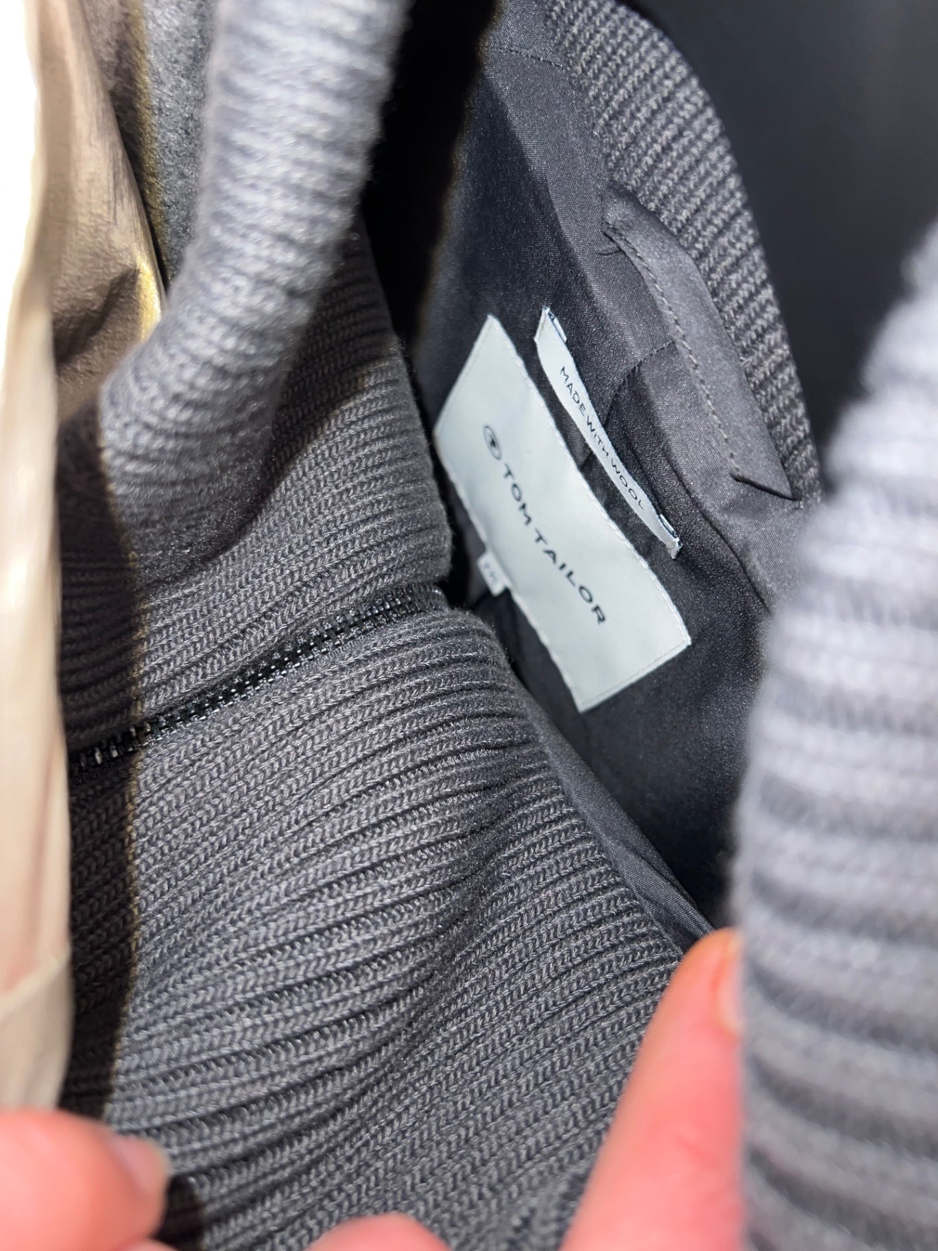 Tom Tailor Jacke Grau Größe: XXL
