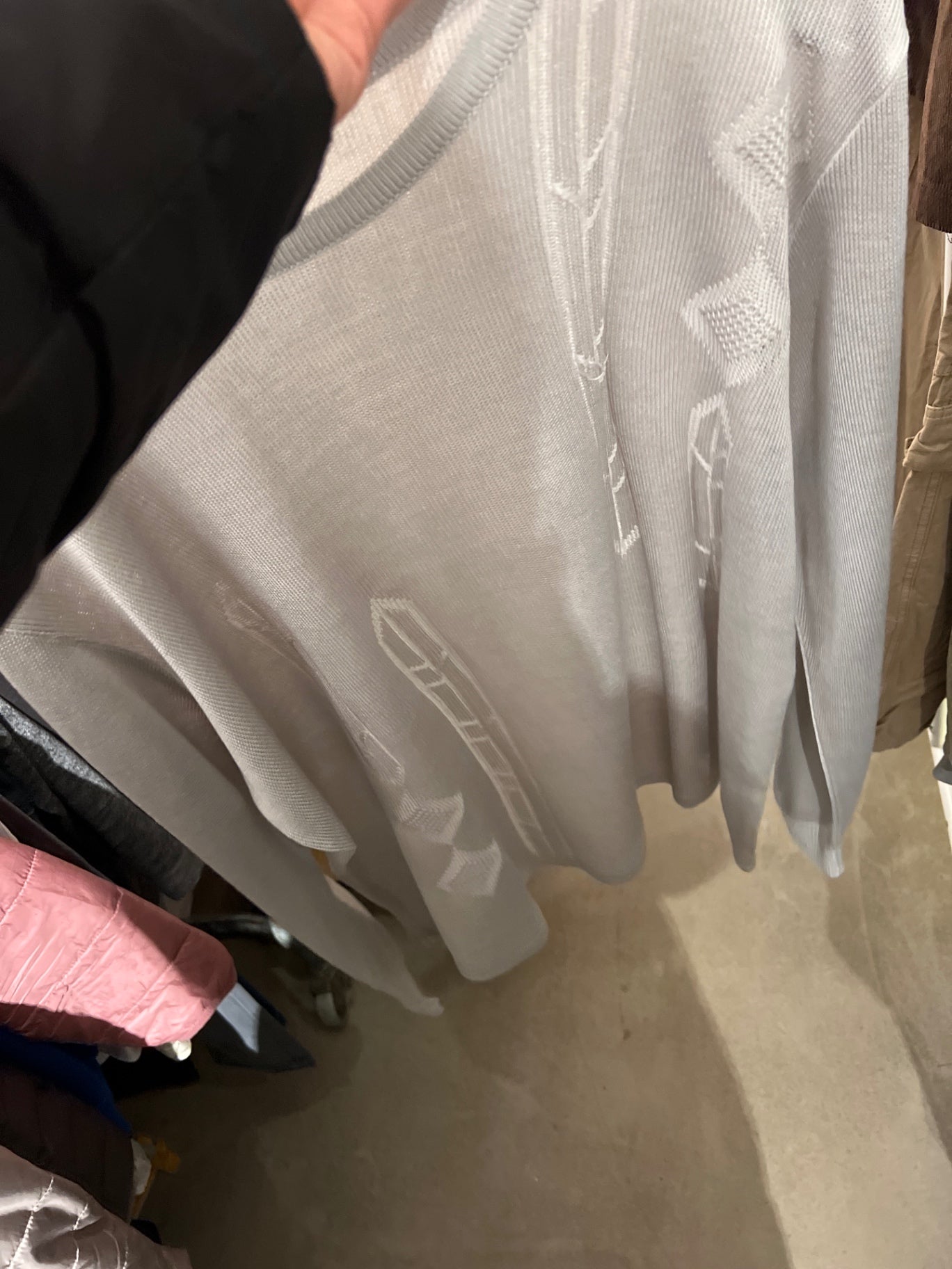 Pullover Grau Größe: XXL