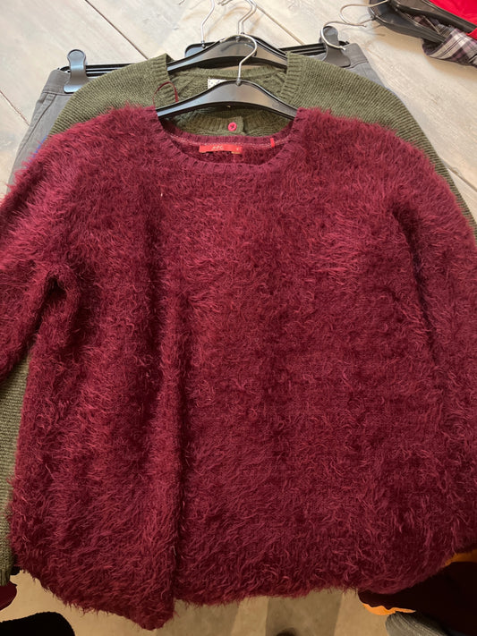EDC Pullover Bordeaux Größe: S