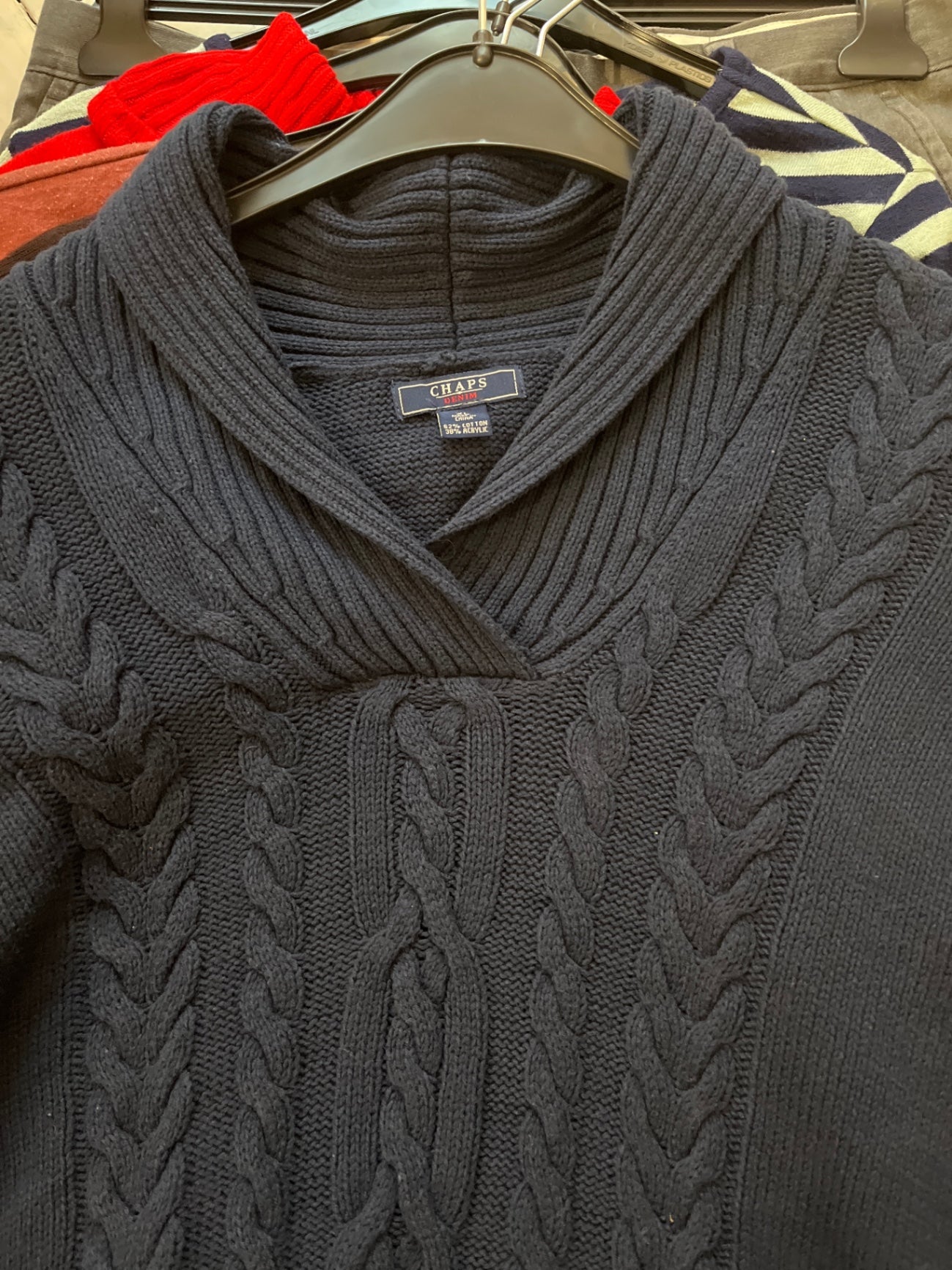 Chaps Pullover Dunkelblau Größe: Xl