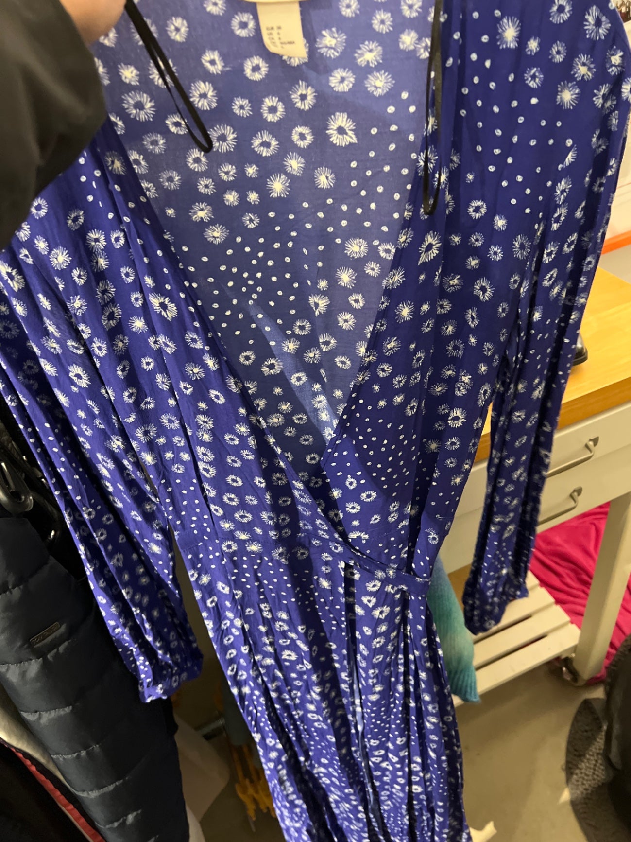 H&M Kleid Blau Größe: 38