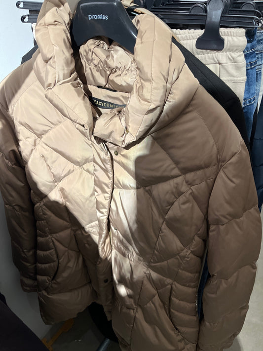 Easycomfort Daunenjacke Beige Größe: 42