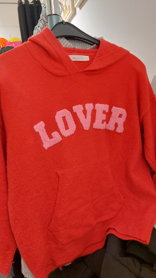 C.H.O.I.C.E. Pullover Rot Größe: M