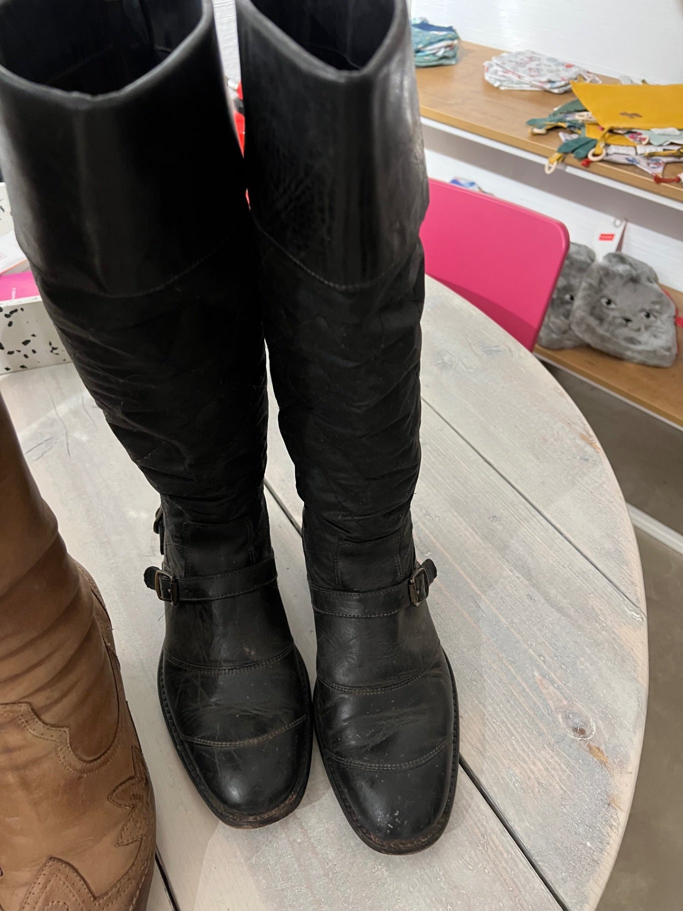 Belstaff Stiefel Schwarz Größe: 38