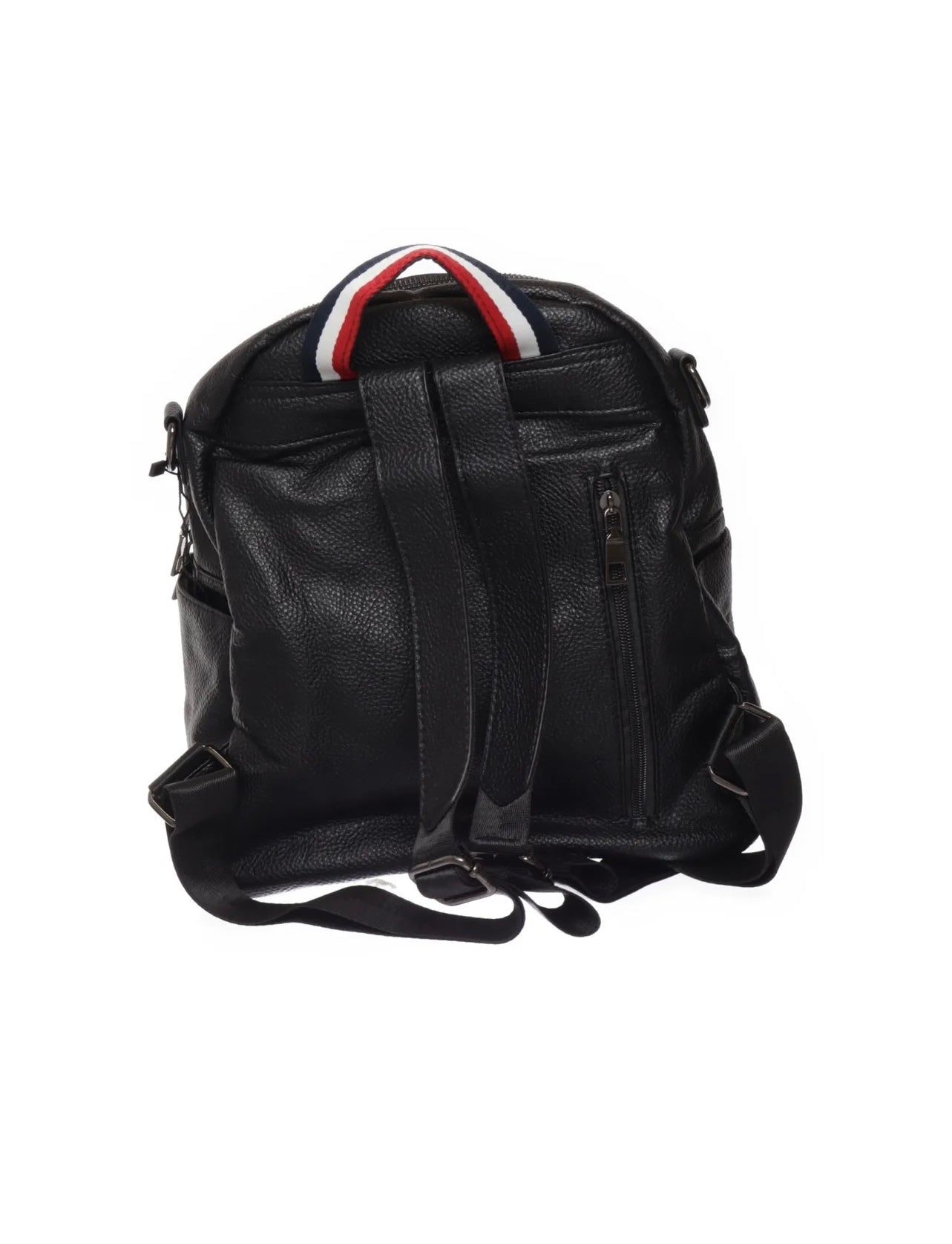 Leder Rucksack Schwarz 