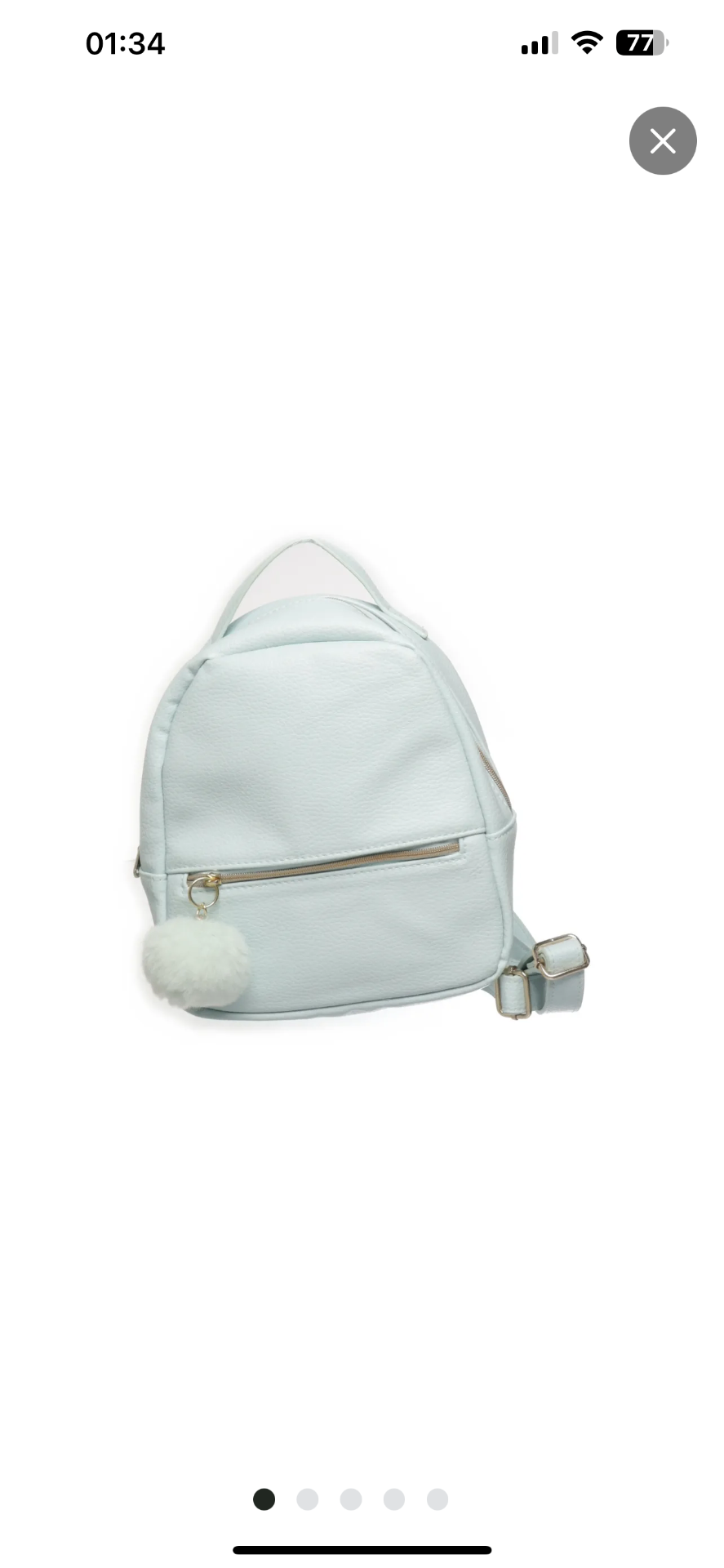 Rucksack Hellblau Größe: