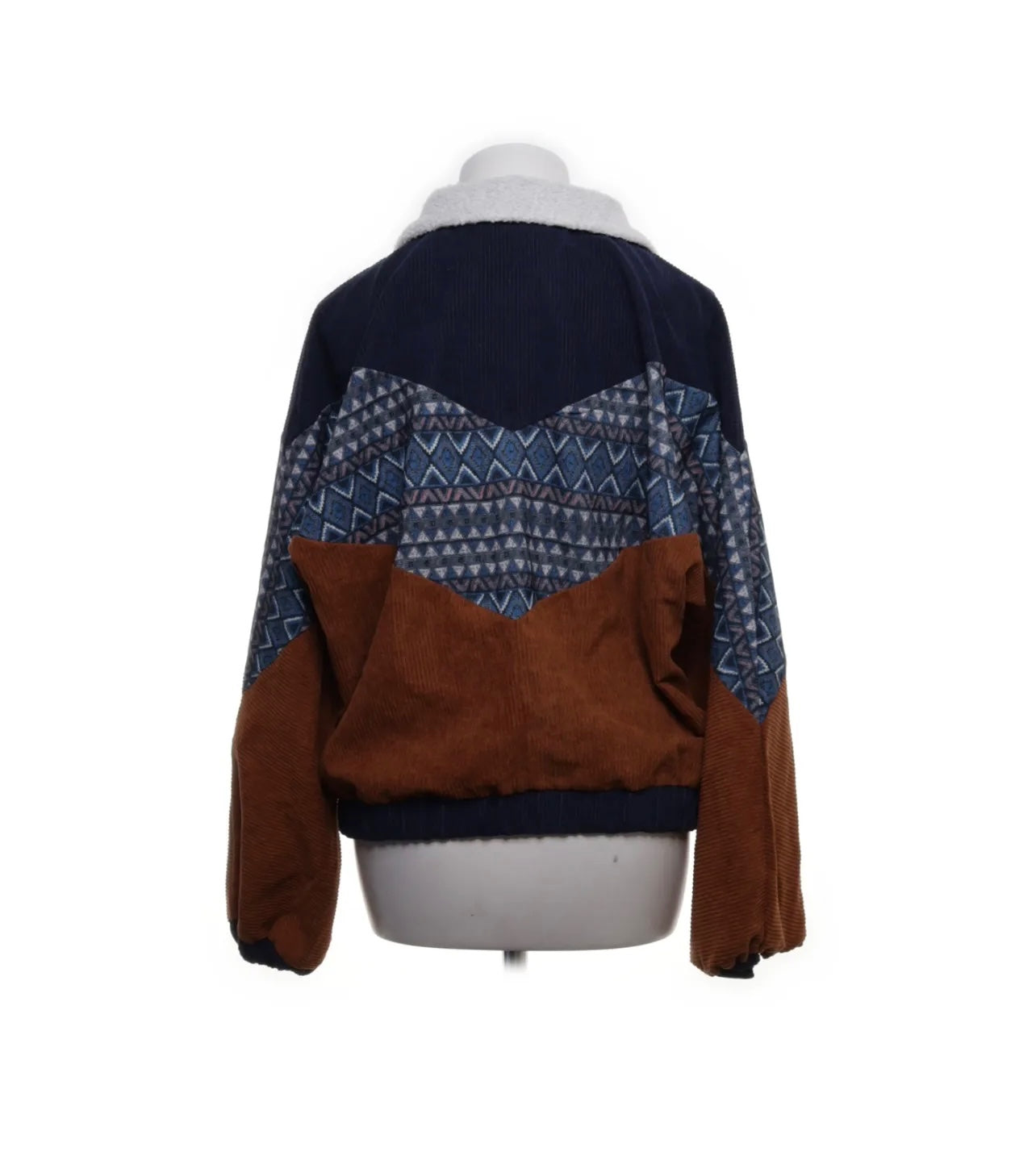 Jacke Braun und Blau Größe: M