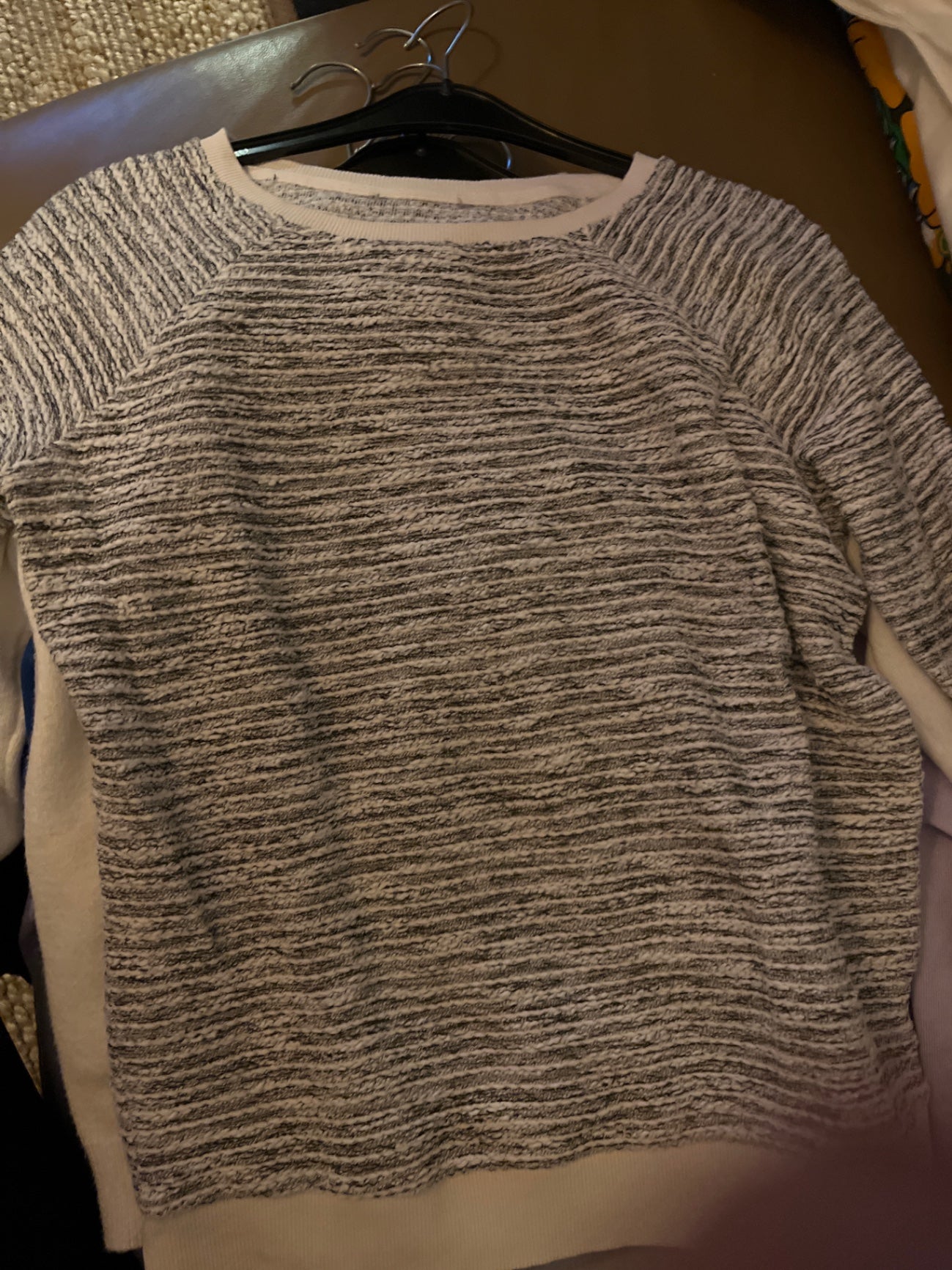 Marke unbekannt Pullover Blau weiss Größe: S/M