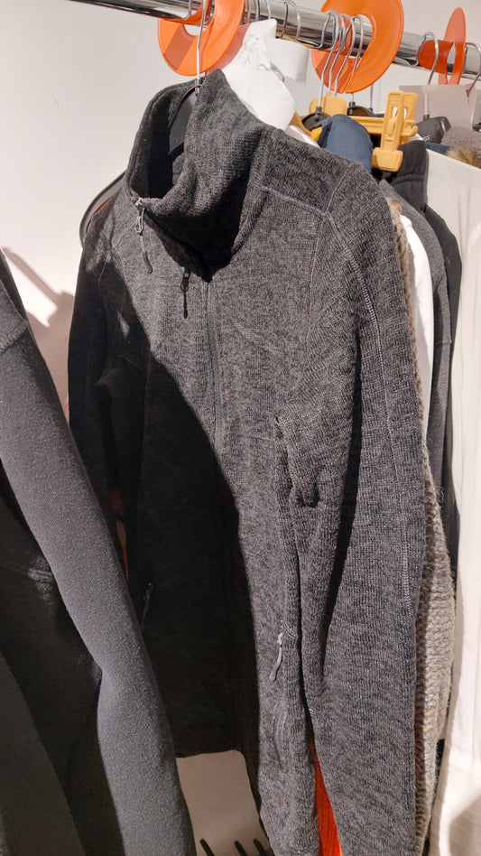 Champion Fleecejacke Dunkelgrau Größe: S