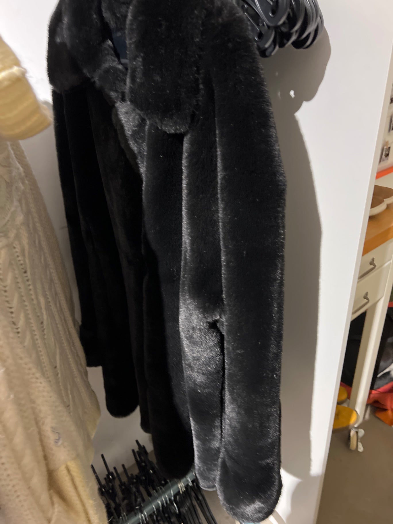 Mantel Schwarz Größe: 42