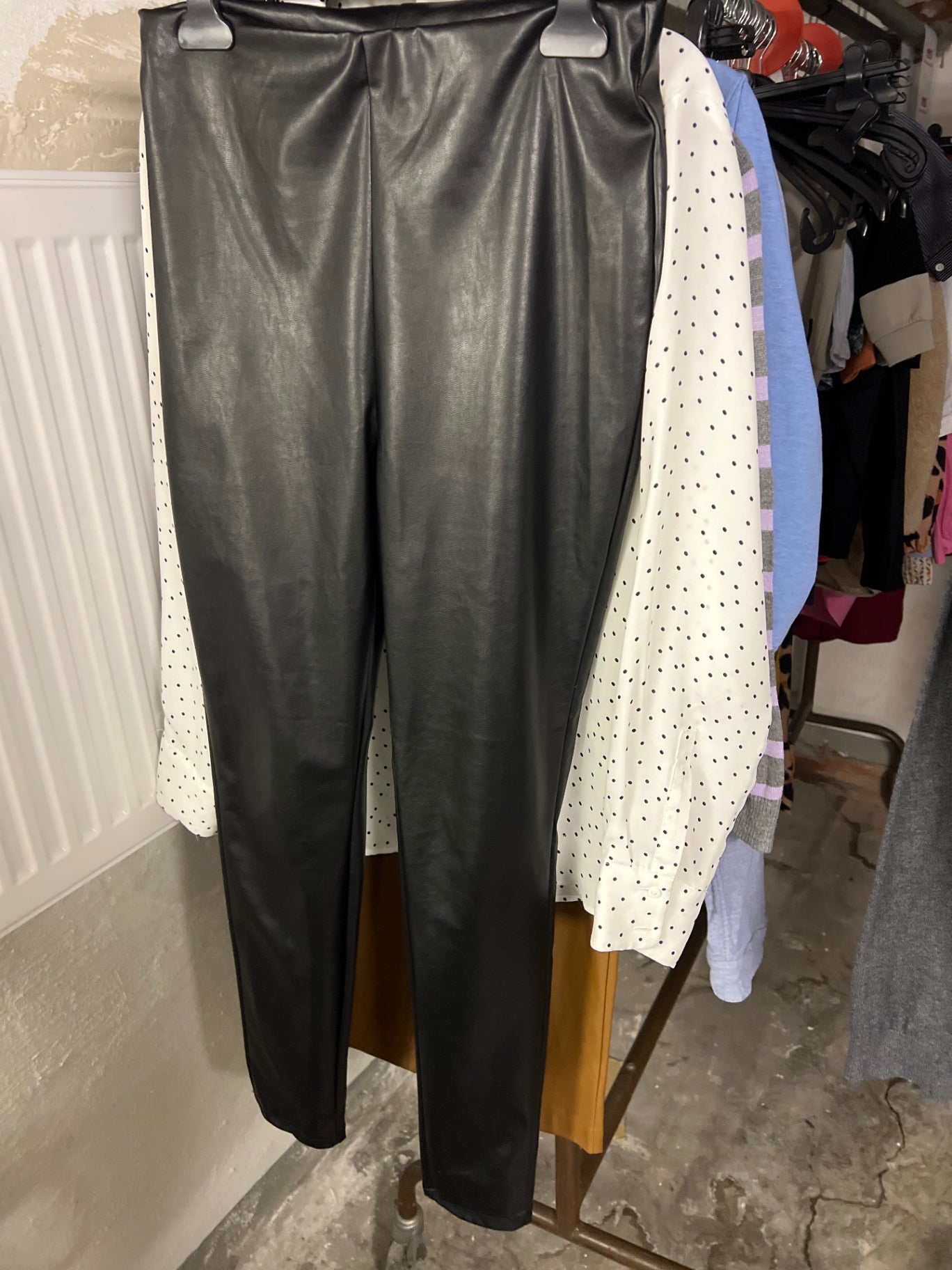 H&M Leggings Schwarz Größe: M