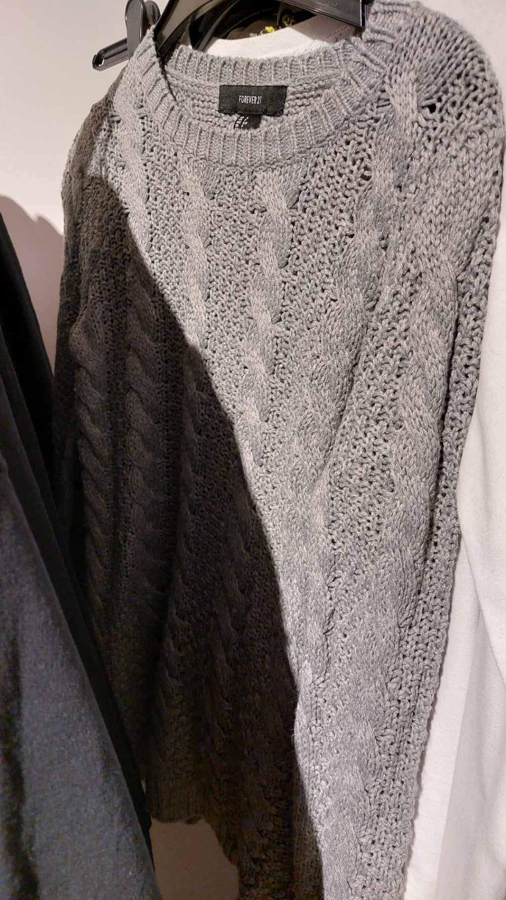 Forever 21 Pullover Grau Größe: M