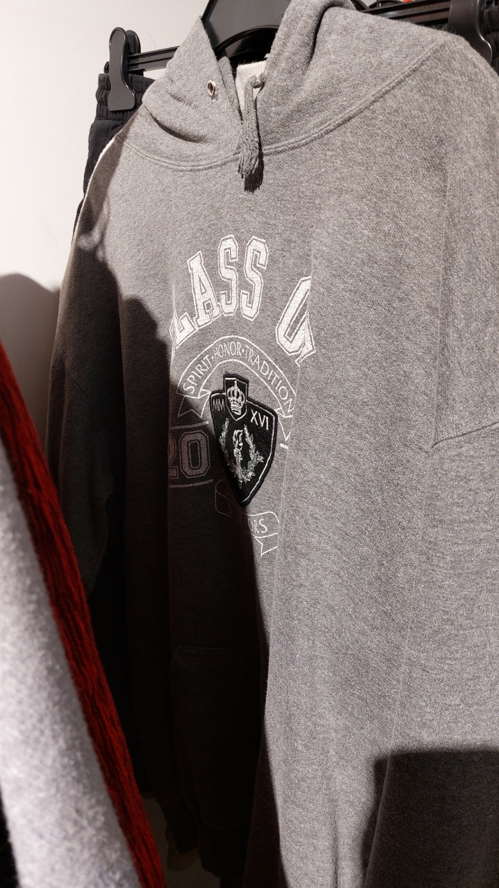 Jostens Kapuzenpullover Grau Größe: XL