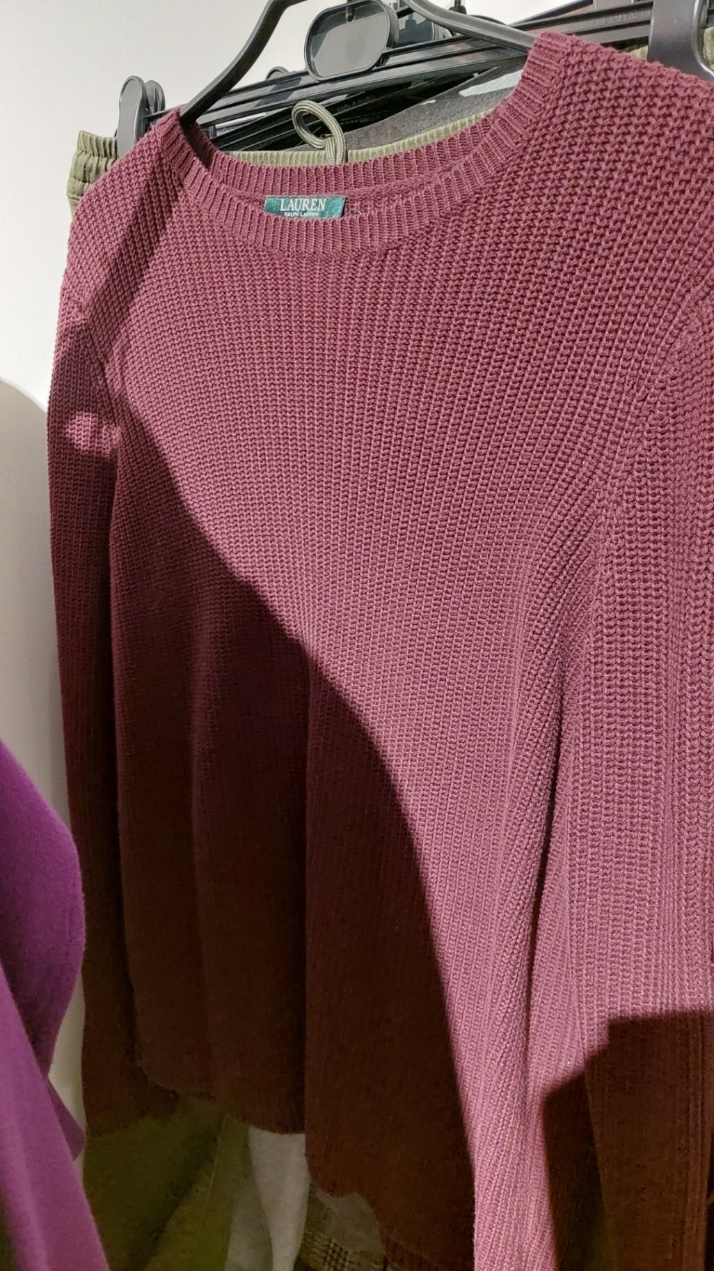Lauren Ralph Lauren Pullover Bordeaux Größe: M-L