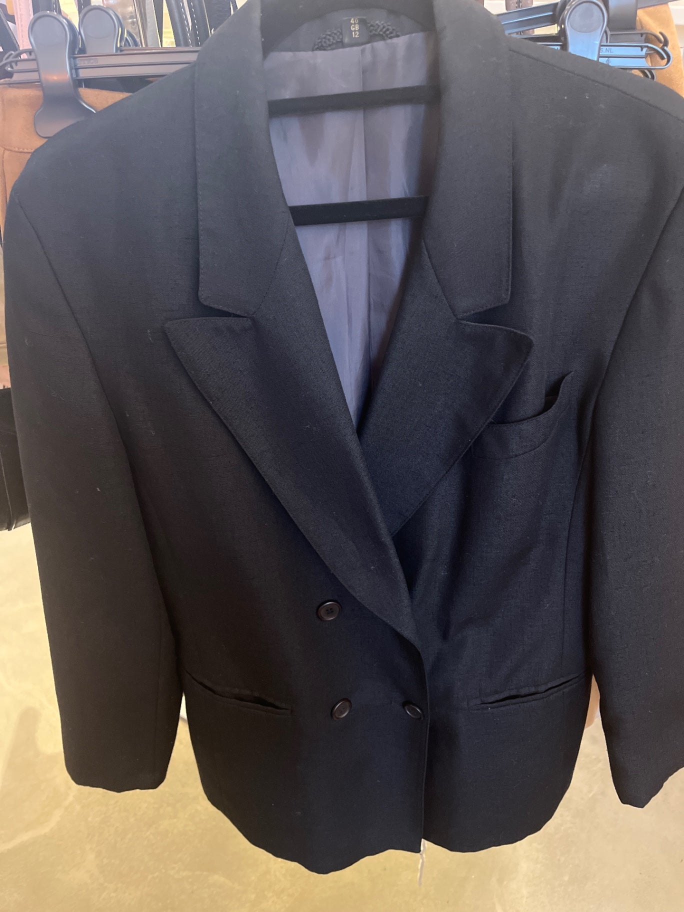 Nino Blazer Schwarz Größe: 38/40