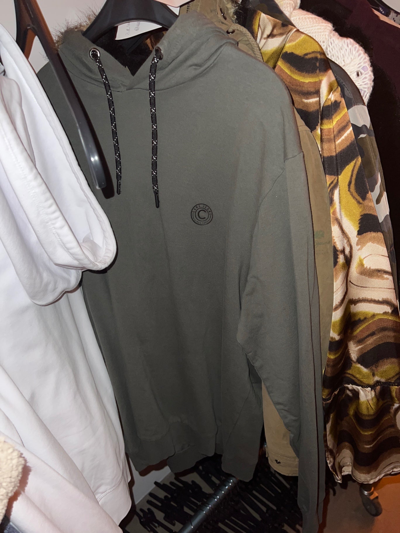 Cars Jeans Hoodie Khaki Größe: XXXL