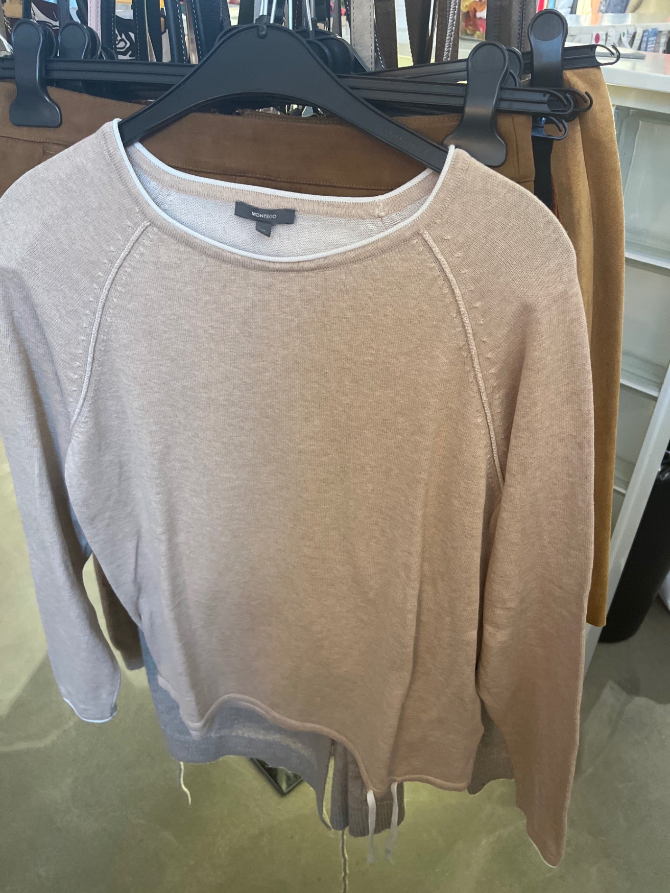 Montego Pullover Beige Größe: M