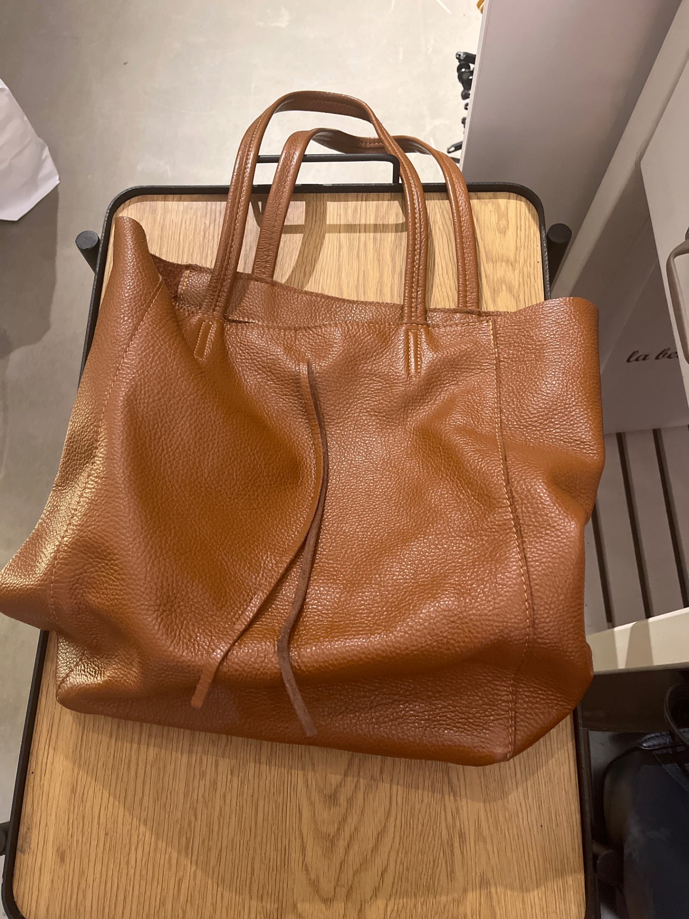 Made in Italy Shopper Camel