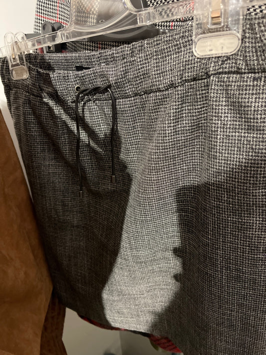 Comma Rock Grau kariert Größe: 36
