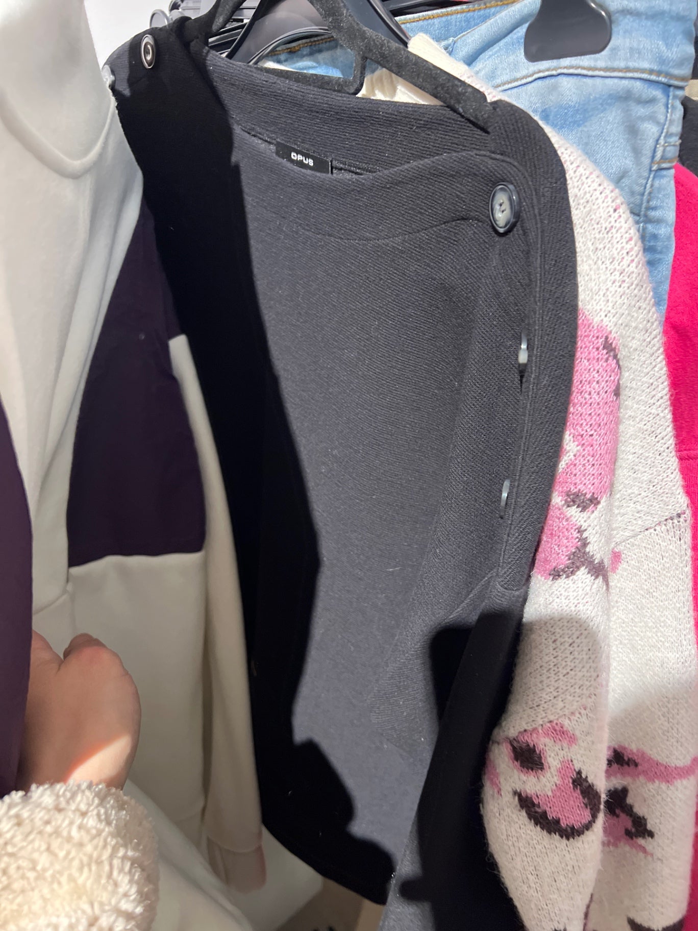 Opus Pullover Schwarz Größe: 38