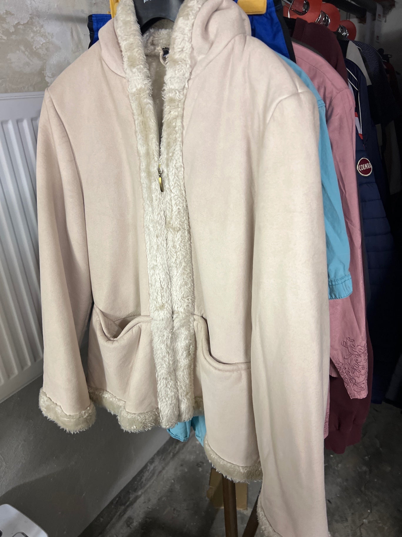 Jacke Beige Größe: M