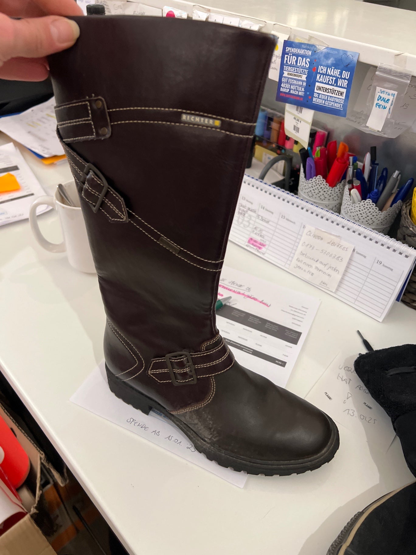 Richter Stiefel Braun Größe: 37
